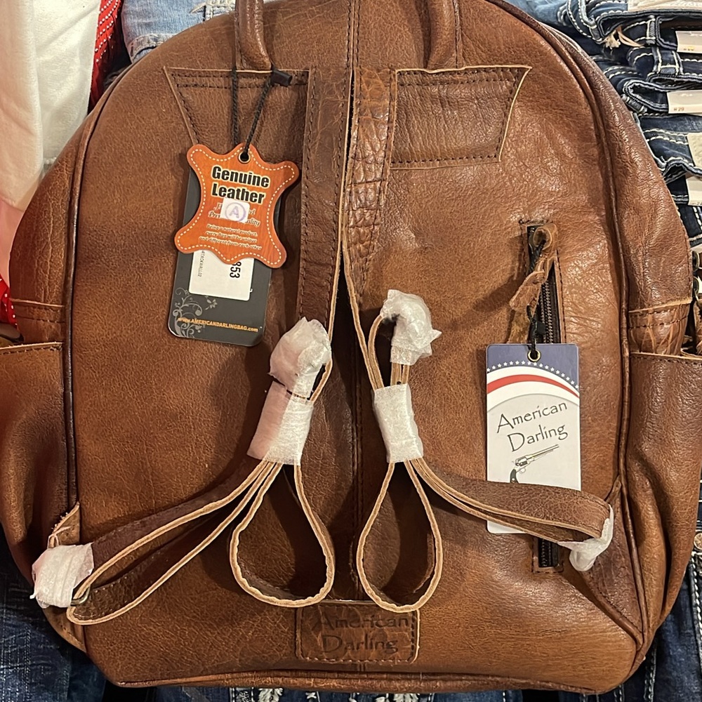 American darling leather backpack